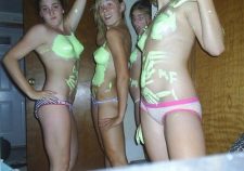 Sister Nude Body Paint