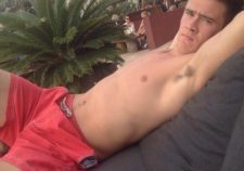 Teen Boy Showing Girls His