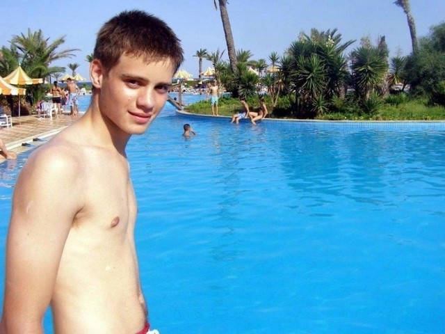 Teen Boys At Pool