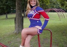 Teen Cheerleader Legs