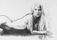 Tony Bennett Sketch Lady Gaga Nude