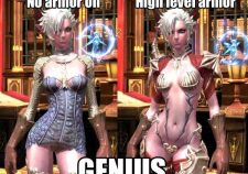 Video Game Logic Female Armor