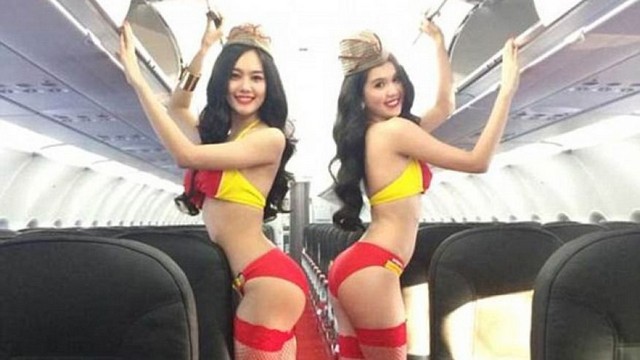 Vietnam Flight Attendant Lingerie