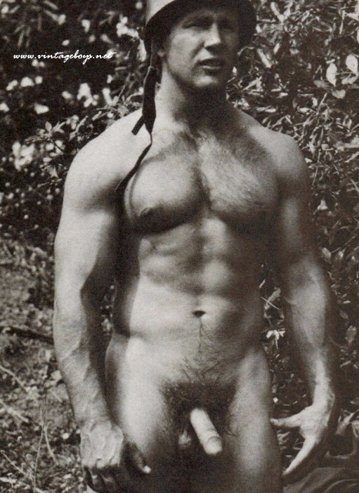 Vintage Male Nudes Military