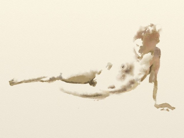 Watercolor Figures Nudes