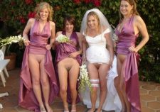 Wedding Pussy Flash
