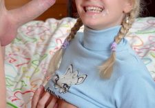 White Teen Pigtails Gif