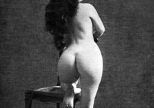 Woman Posing Nude Rear View