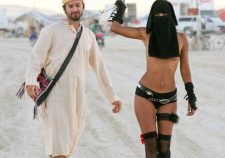 Women Burning Man Girls