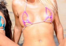 Women Wearing Crotchless Bikinis