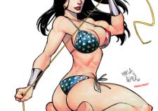 Wonder Woman Bikini Drawing