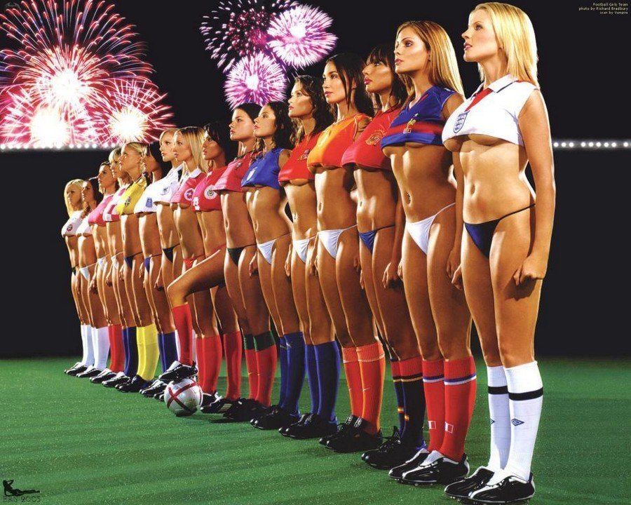 World Cup Football Girls