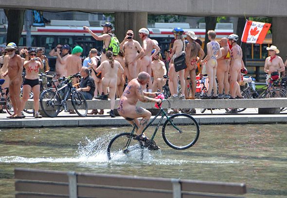 World Naked Bike Ride Toronto