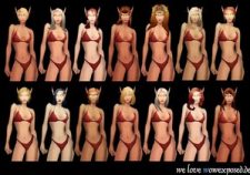 World Of Warcraft Female Blood Elf Model