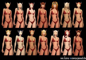 World Of Warcraft Female Blood Elf Model