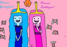 Adventure Time Princess Bubblegum And Finn