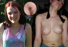 Amateur Girl Next Door Dressed Undressed
