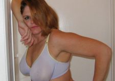 Amateur Matures Sheer Bra