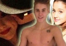 Ariana Grande And Justin Bieber Kissing