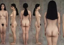 Asian Posture Clothed Unclothed Women