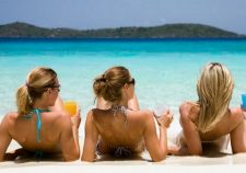 Beach Babe Resting Laying