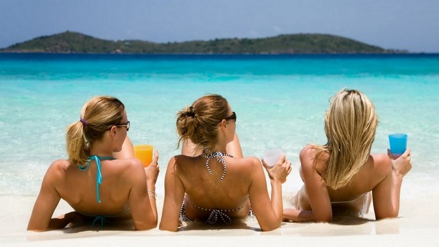 Beach Babe Resting Laying