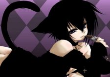 Black Cat Anime Neko Girl